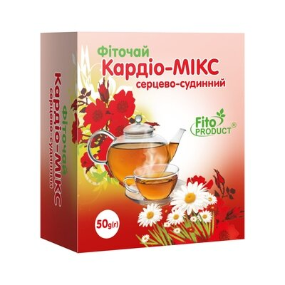 Фіточай Фітопродукт №9 Кардіо-Мікс серцево-судинний по 50 г у пач.