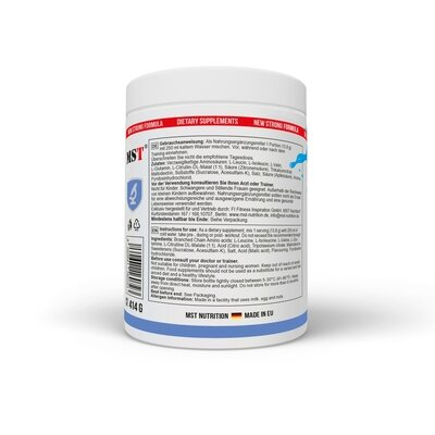 Комплекс амінокислот MST Nutrition BCAA Essential Professional блакитна малина, 414 г