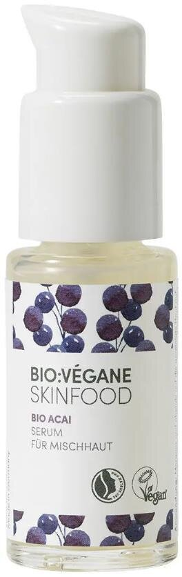 Сироватка для обличчя Bio:Vegane Органічні ягоди асаї для комбінованої шкіри, 30 мл
