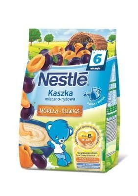Каша молочна Nestle рисова зі сливою та абрикосом, з 6 місяців, 230 г