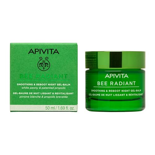Гель-бальзам Apivita Bee Radiant нічний для розгладження і відновлення шкіри, 50 мл