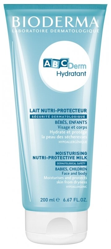 Молочко Bioderma АBCDerm Hydratant дитяче зволожуюче для тіла, 200 мл