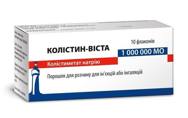 Колістин-Віста порошок для р-ну д/ін. та інг. по 1000000 МО №10 у флак.