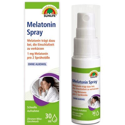 Вітаміни Sunlife Melatonin спрей по 30 мл у флак.