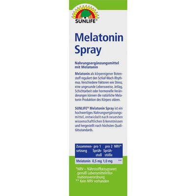 Вітаміни Sunlife Melatonin спрей по 30 мл у флак.