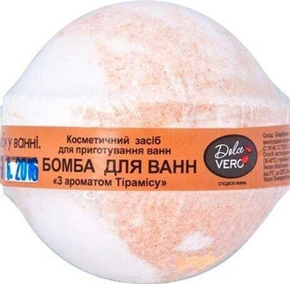 Бомбочка для ванн Dolce Vero Тірамісу, 75 г