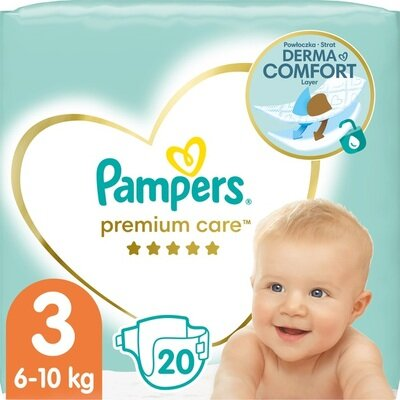 Підгузки дитячі Pampers Premium Care розмір 3, 6-10 кг, 20 шт