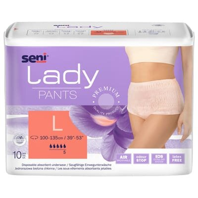 Труси поглинаючі для дорослих Seni Lady Pants Large, 10 штук