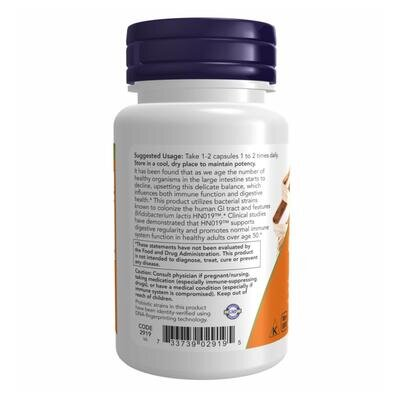 Пробіотики 50+ NOW Clinical GI Probiotic вег. капсули №60
