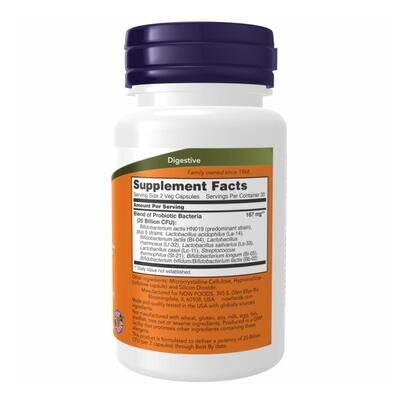 Пробіотики 50+ NOW Clinical GI Probiotic вег. капсули №60