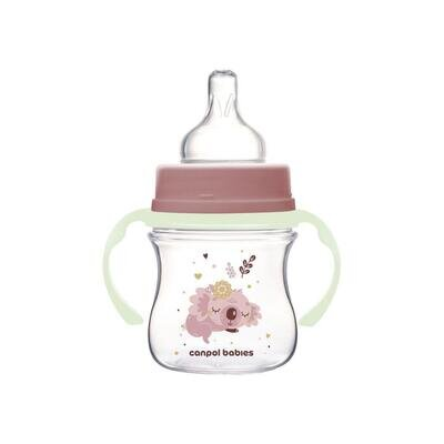 Пляшечка антиколікова Canpol Babies EasyStart Sleepy Koala 35/236_pin з широким отвором , 120 мл