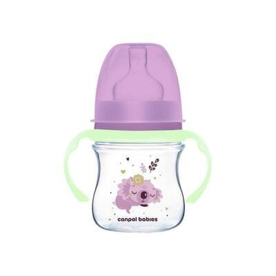 Пляшечка антиколікова Canpol Babies EasyStart Sleepy Koala 35/236_pin з широким отвором , 120 мл