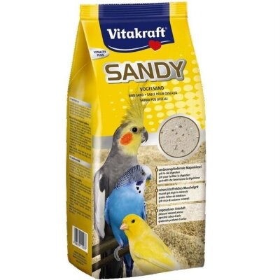 Пісок для птахів Vitakraft Sandy 3-Plus Мінеральний вбирний, 2,5 кг