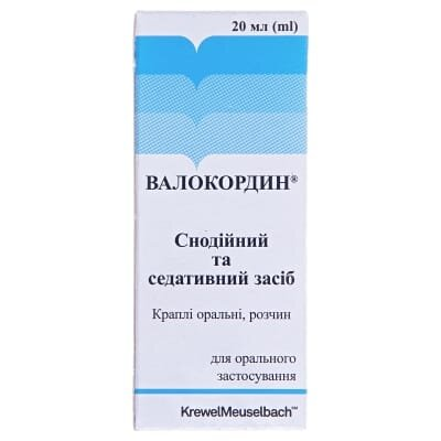 Валокордин краплі ор., р-н по 20 мл у флак.-крап.