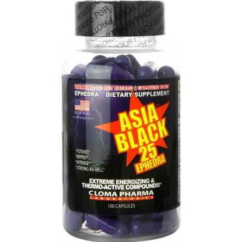 Жироспалювач Cloma Pharma Asia Black, 100 капсул