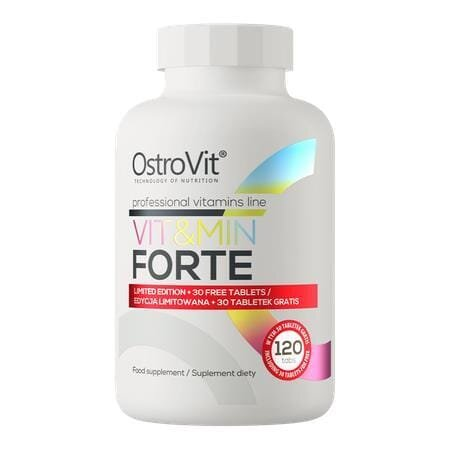 Комплекс вітамінів та мінералів OstroVit Vit + Min Forte, 120 таблеток