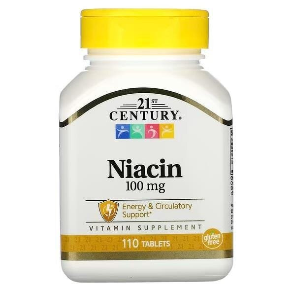 Ніацин 21st Century Niacin 100 мг, 110 таблеток