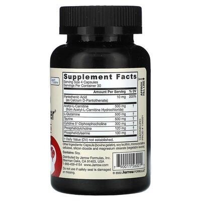 Вітаміни для пам'яті Jarrow Formulas Neuro Optimizer, 120 капсул