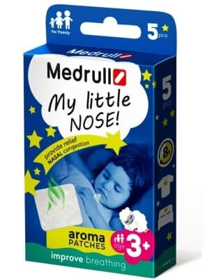 Пластир ароматичний Medrull My little nose 5,8 х 5 см, 5 штук