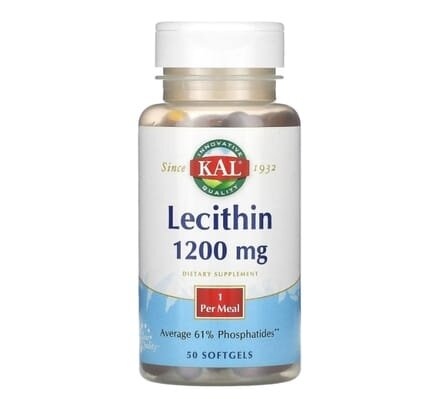 Лецитин KAL Lecithin 1200 мг, 50 м'яких капсул