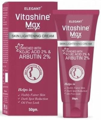Крем для обличчя Vitashine Max від пігментації з койєвою кислотою та арбутином, 50 г