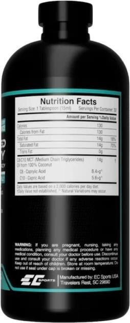Жироспалювач Earth's Creation EC Sports MCT Oil, 480 мл