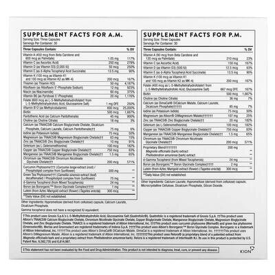 Мультивітаміни Thorne Research Multi-Vitamin Elite (NSF Certified for Sport), 2 флакони по 90 капсул
