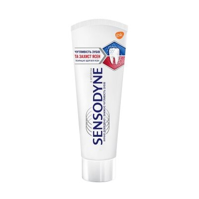 Зубна паста Sensodyne Чутливість зубів і Захист ясен Відбілююча, 75 мл