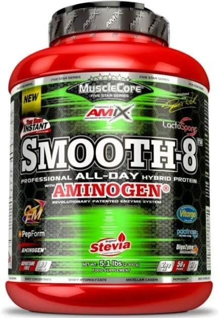 Протеїн Amix Nutrition MuscleCore Smooth-8 пиріг Баноффі, 2300 г