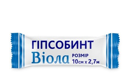 Бинт гіпсовий Віола 10 см х 2,7 м