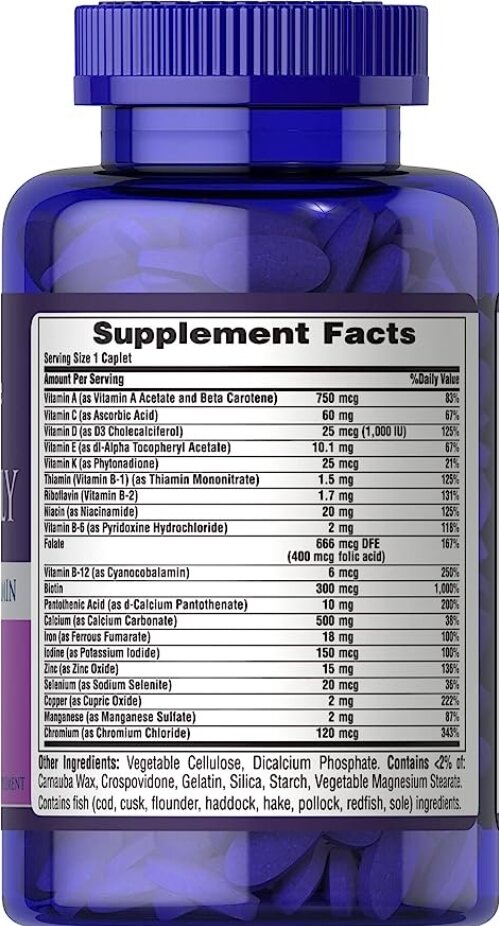 Мультивітаміни для жінок Puritan's Pride One Daily Women's Multivitamin, 100 каплет