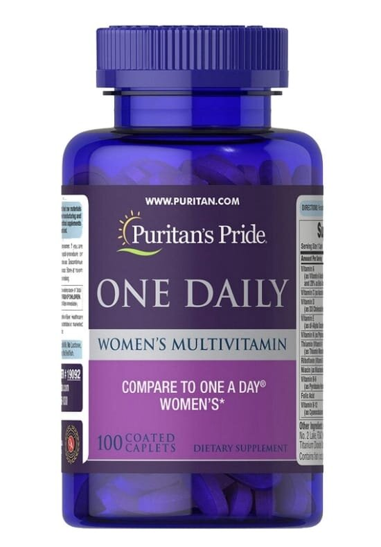 Мультивітаміни для жінок Puritan's Pride One Daily Women's Multivitamin, 100 каплет