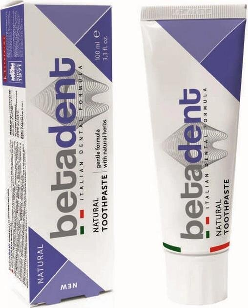 Зубна паста Betadent Natural, 100 мл