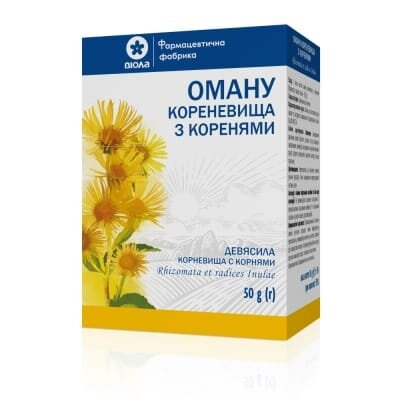 Оману кореневища з коренями по 50 г у пак.