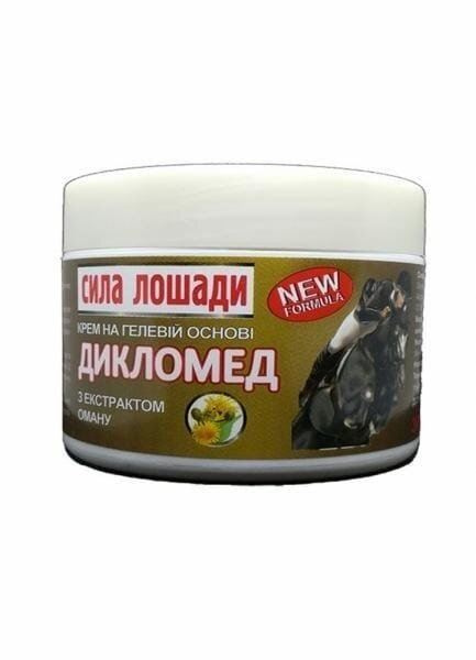 Сила лошади New formula крем на основі гелю Дикломед, 300 мл