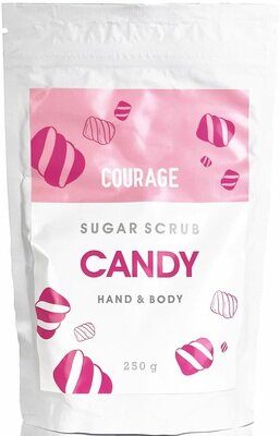 Скраб для тіла Courage цукровий цукерка, 250 г