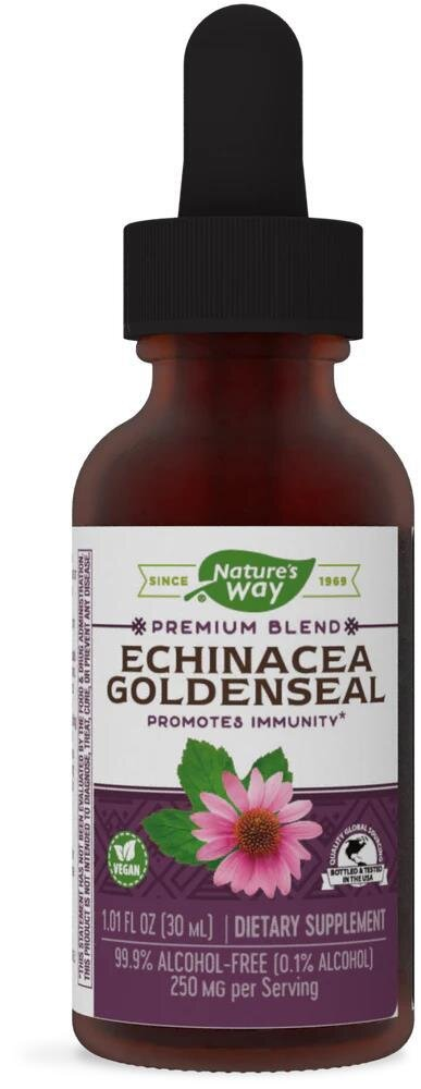 Ехінацея та гідрастіс Nature's Way Echinacea Goldensea краплі, 30 мл