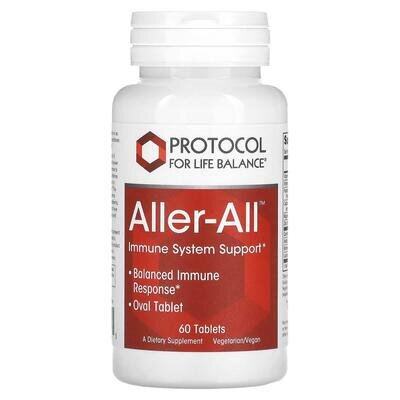 Підтримка імунітету та дихальної функції Protocol for Life Balance Aller-All Immune System Support, 60 таблеток