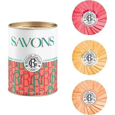Набір Roger&Gallet Асорті мила (Червоний імбир + Неролі + Гвоздика Пір'яста), 3 шт х 100 г