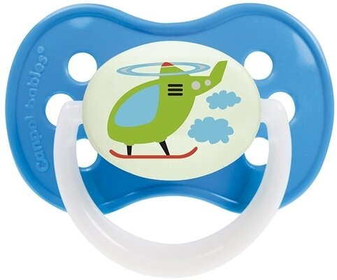 Пустушка латексна Canpol Babies 22/411 Vehicles кругла 0-6 місяців, 1 шт