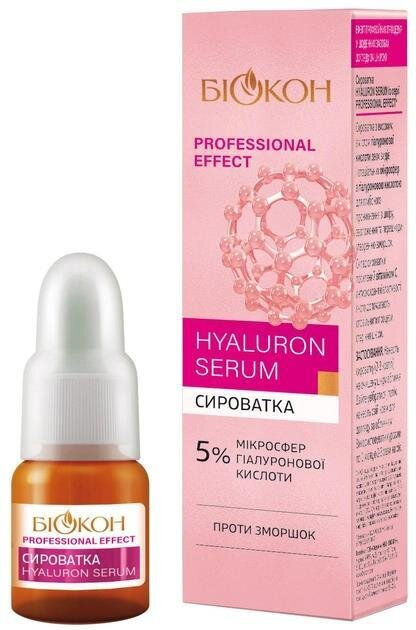 Сироватка для обличчя Біокон Professional Effect Hyaluron Serum проти зморшок, 25 мл
