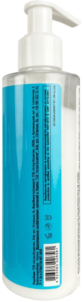 Крем після обгортання Courage Anticellulite Detox Cold, 200 мл