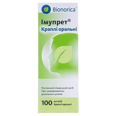Імупрет краплі ор. по 100 мл у флак.