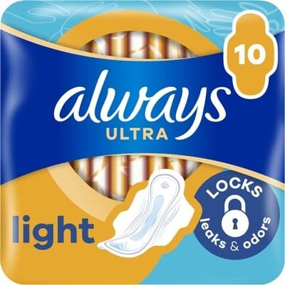 Прокладки гігієнічні Always Ultra Light, 3 краплі, 1 розмір, 10 шт
