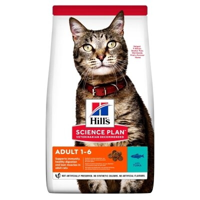 Корм сухий Hill's Science Plan Feline Adult Tn для дорослих кішок зі смаком тунця, 300 г