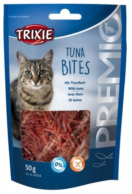 Ласощі для кішок Trixie 42734 Premio Tuna Bites з тунцем та куркою, 50 г
