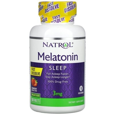 Мелатонін Natrol Melatonin 3 мг, 150 таблеток