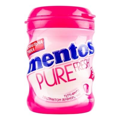 Жувальна гумка Mentos Pure Fresh зі смаком Тутті-фрутті, 56 г