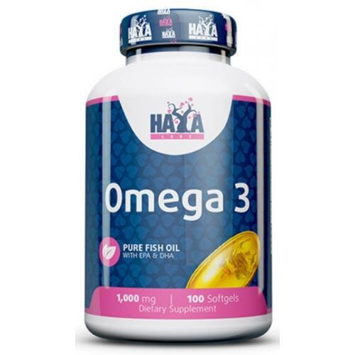 Омега 3 Haya Labs Omega-3 1000 мг, 100 гелевих капсул