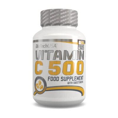 Вітамін С Biotech Vitamin C 500, 120 жувальних таблеток